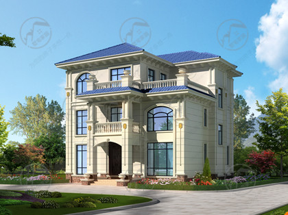 2020年新款别墅图农村自建房设计图三层农村房屋